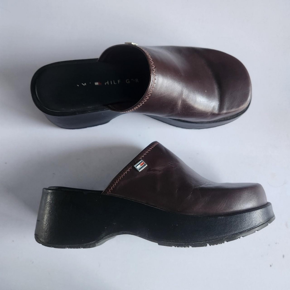 Vintage Tommy Hilfiger Leather Clogs